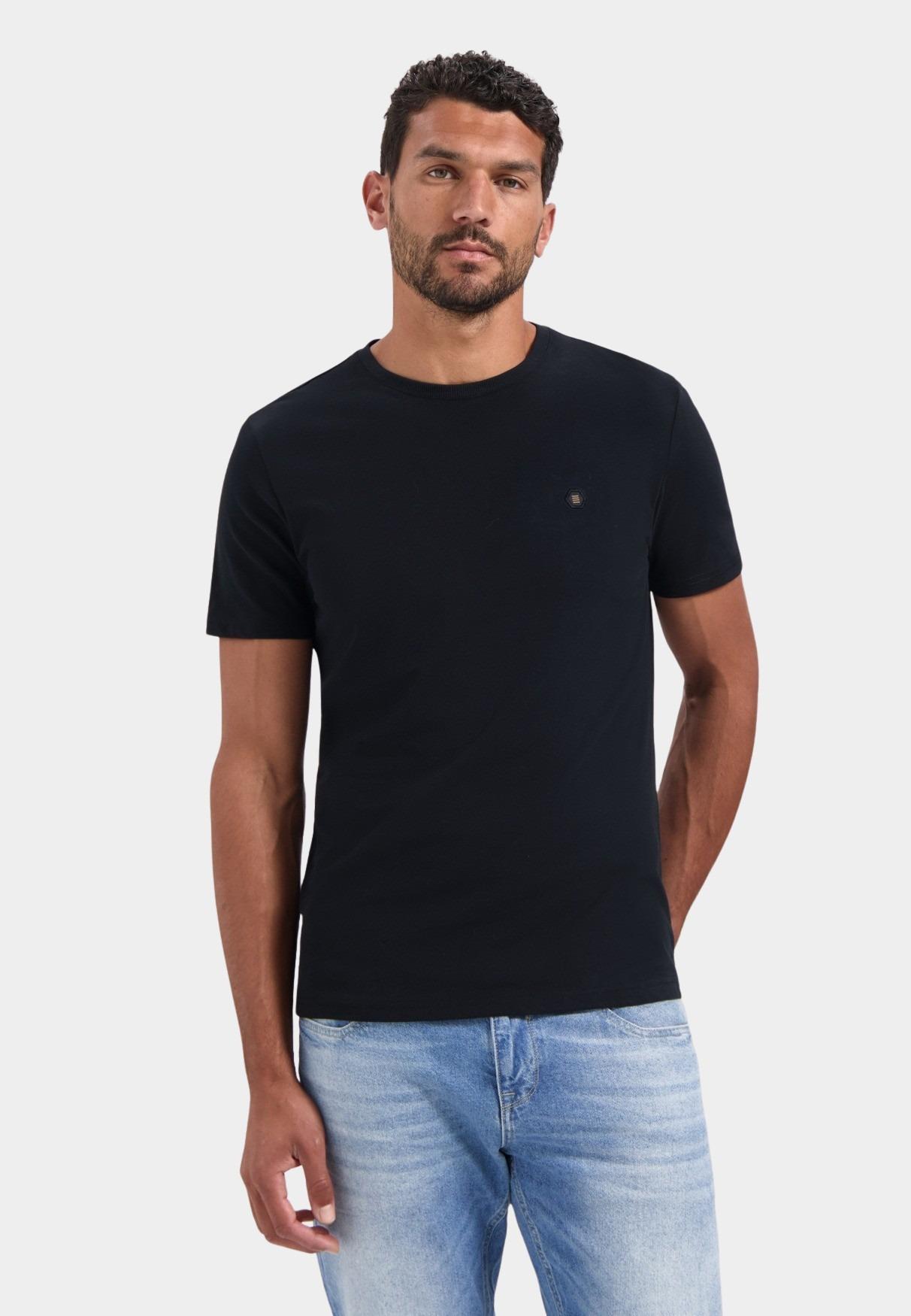 No Excess T-shirt korte mouw Zwart T-Shirt Crewneck Peached 29360775/020