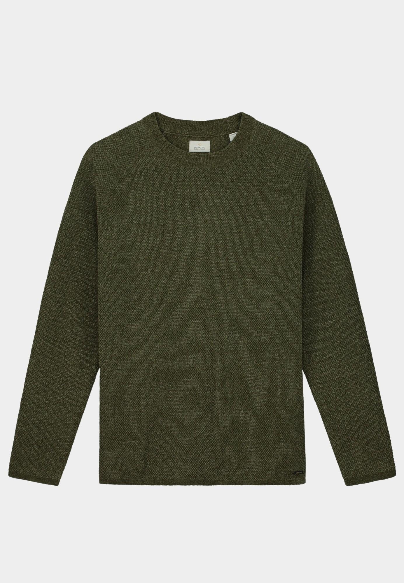 Dstrezzed Pullover Groen Chenille knit crewneck 405722/557