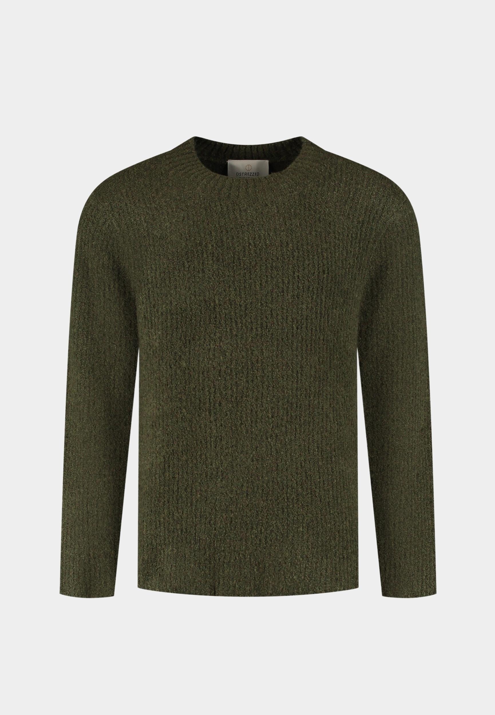 Dstrezzed Pullover Groen DS_Quint Mock Neck 405906/544