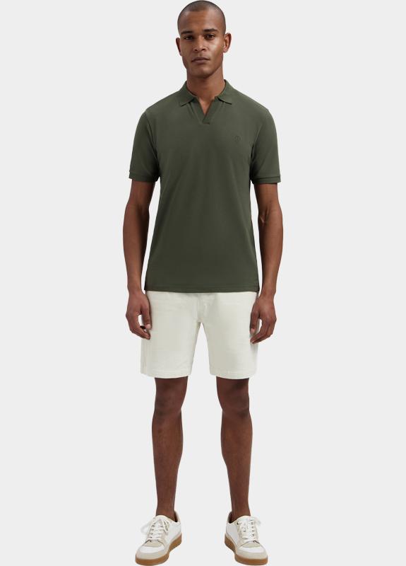 Dstrezzed Polo korte mouw Groen Bowie V-Neck Polo 240022/524