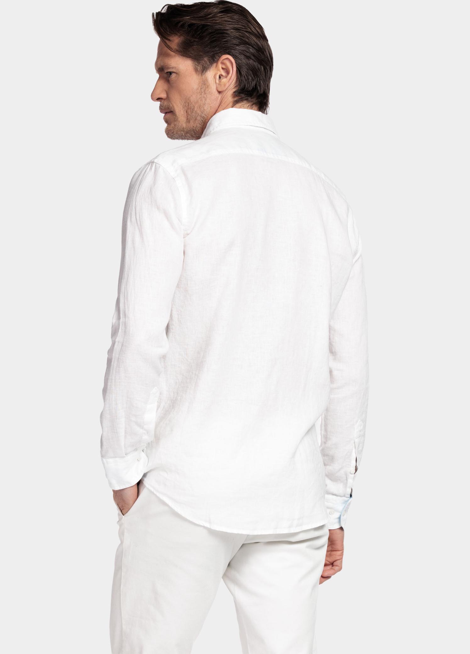 Giordano Overhemd heren Wit Ivy Long Sleeve Button Down S 617009/10