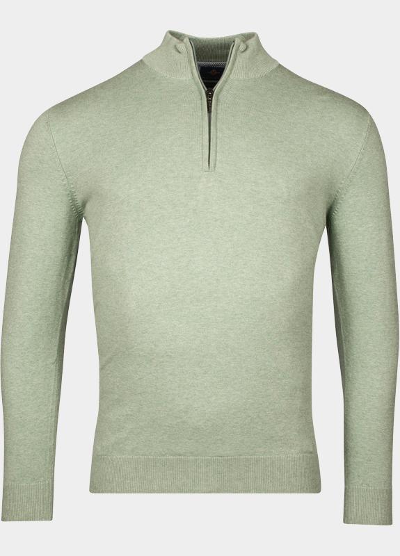 R.B. Boston Half Zip Groen Pullover 1/2 zip  12gg single 518400CCT-78/725