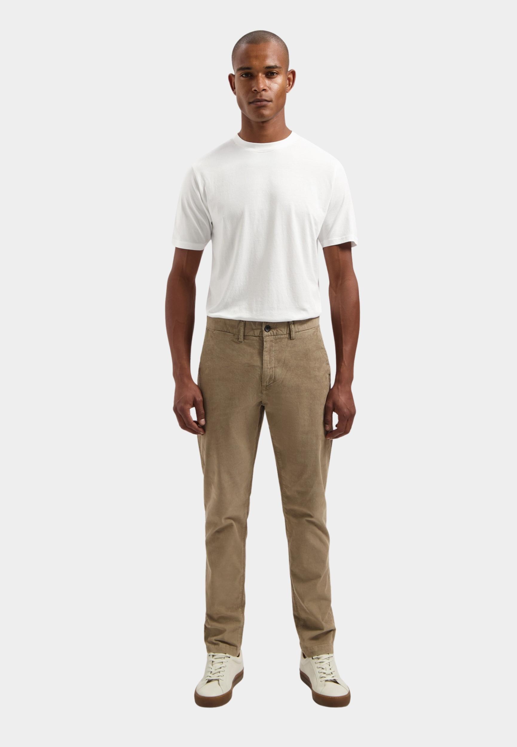 Dstrezzed Ribbroek Bruin DS_Lancaster Ribcord Chino 501852-AW25/261