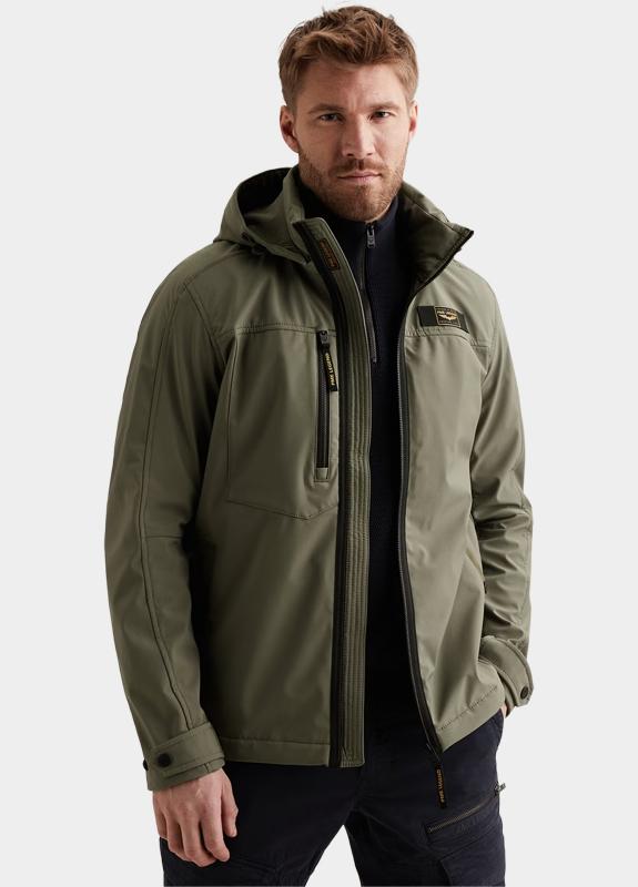 PME Legend Zomerjas heren Groen Semi long jacket SUCCESSOR - PJA2602109/6414