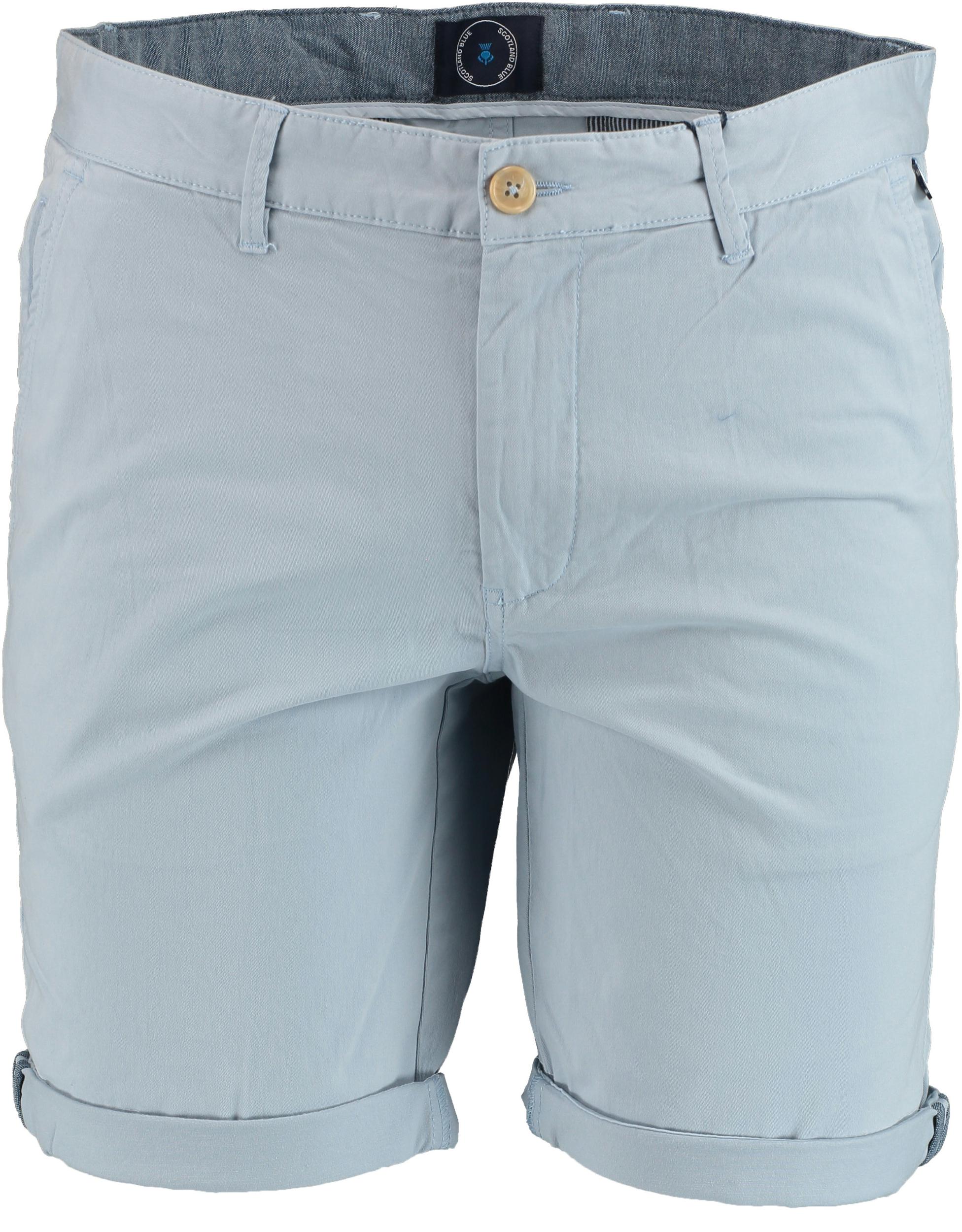 Scotland Blue Korte Broek Blauw Barry Chino Short 21109BA01SB/210 l.blue