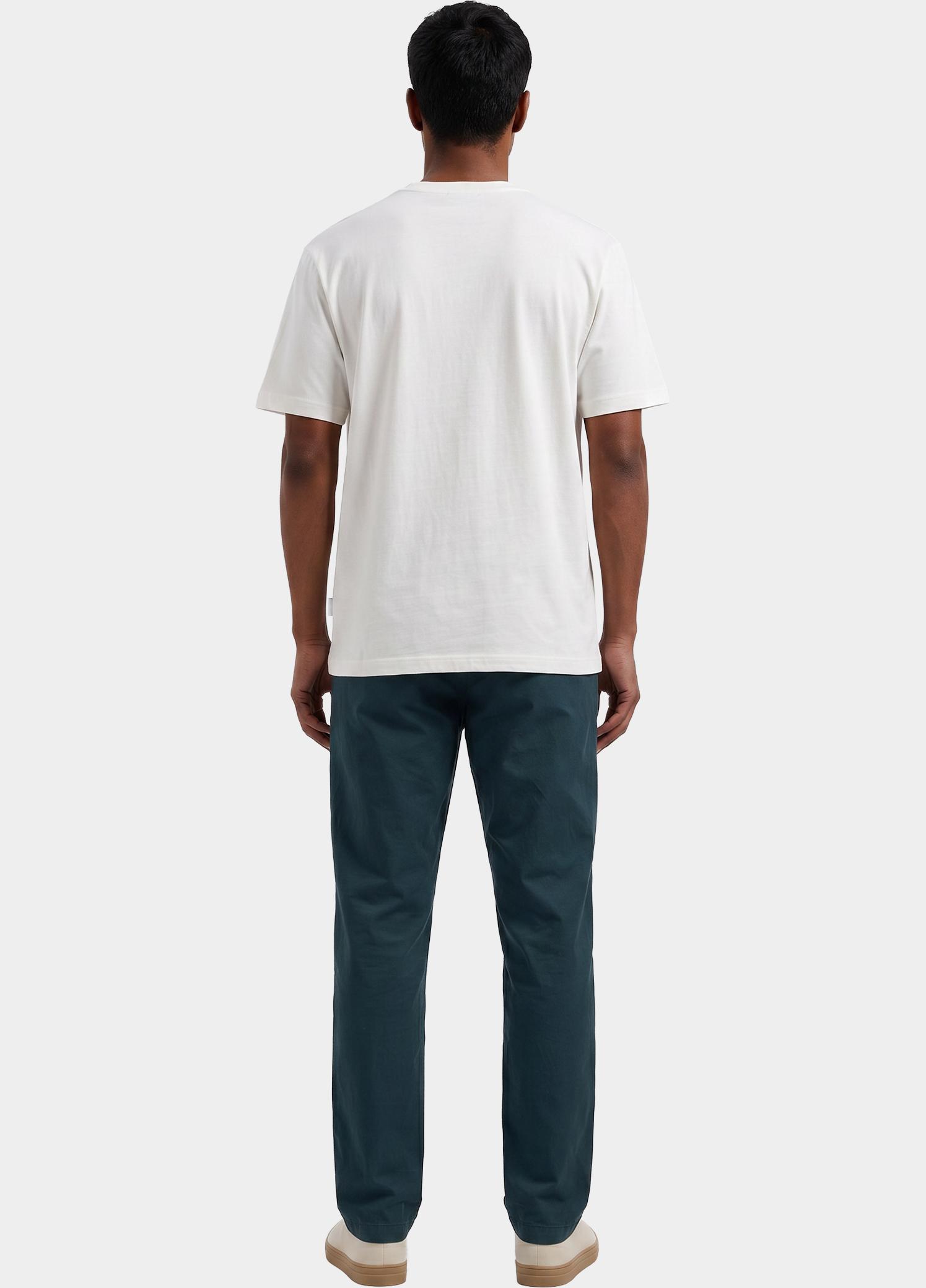 Supply & Co. T-shirt heren Wit Basic T-shirt SCO25108BA01/100 white