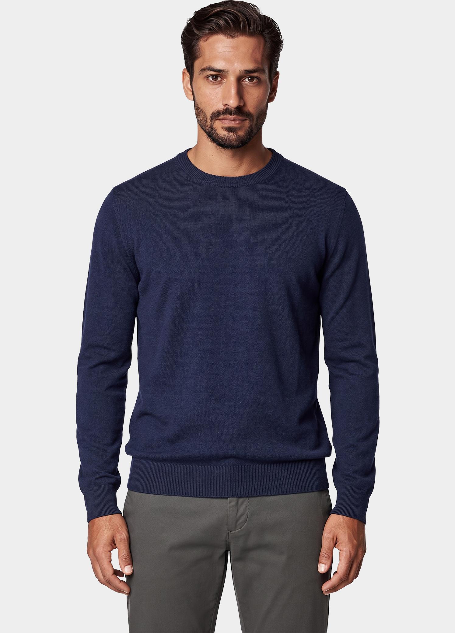 Bos Pullover heren Blauw  3050900/303