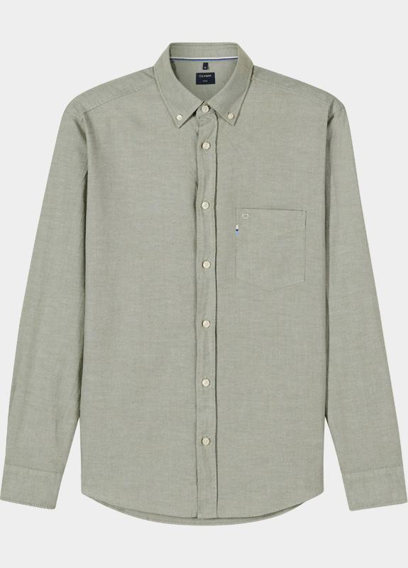 Olymp Overhemd heren Groen Casual 406474/47