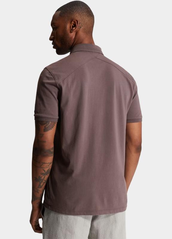 Cast Iron Polo heren Bruin Short sleeve polo slim fit fi CPSS2605894/4321