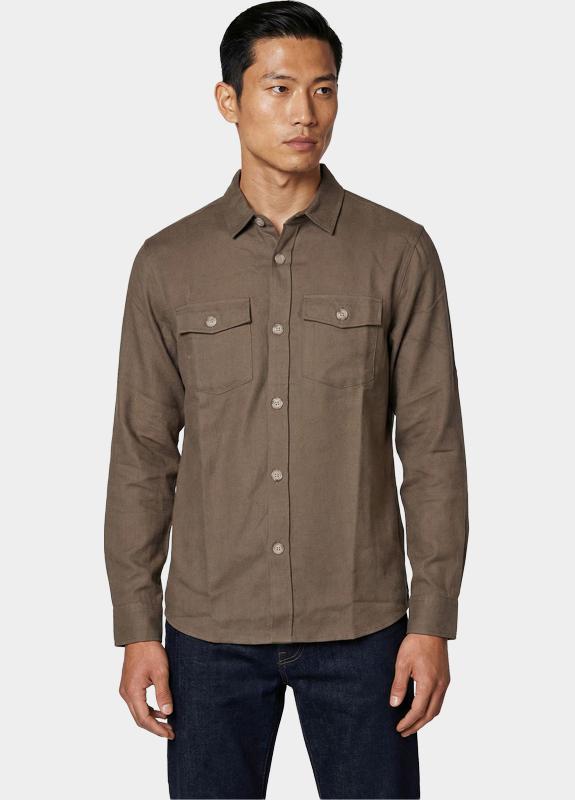 Scotland Blue Overhemd heren Bruin Xander Shirt SPE26114XA44SB/2002