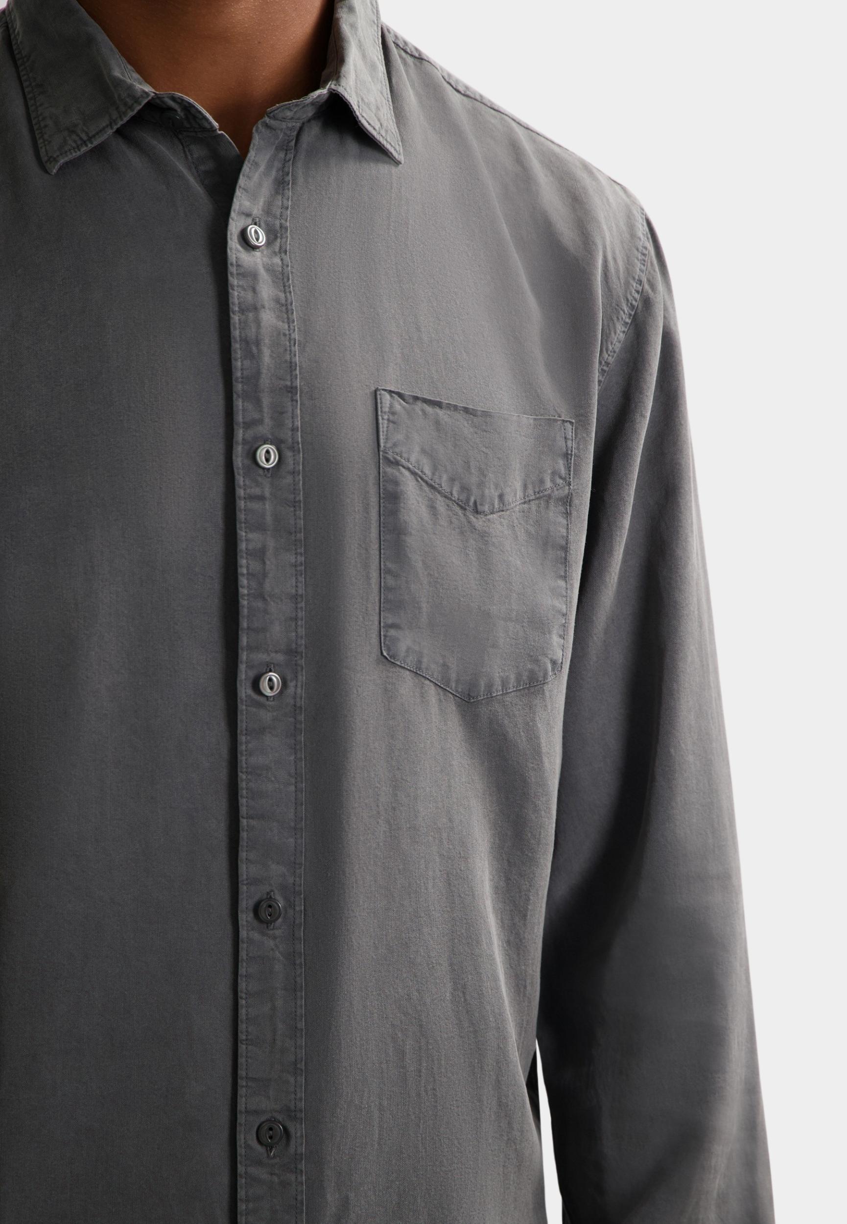 Dstrezzed Casual hemd lange mouw Grijs DS_Lamont Shirt 303754-AW25/879