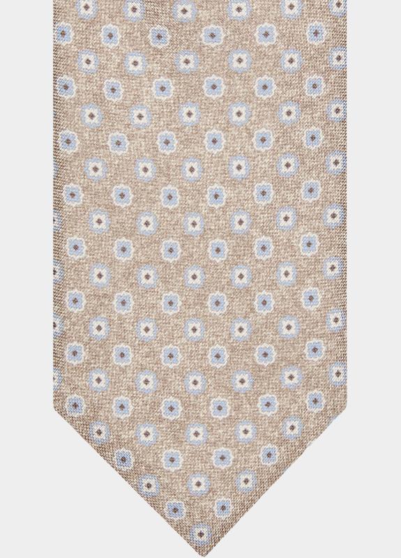 Profuomo Stropdas Beige  PPWA10044/C