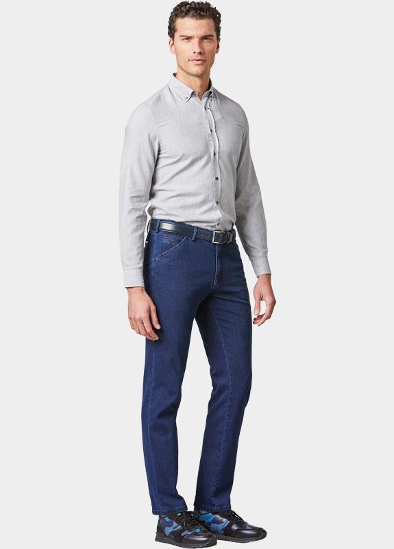 Meyer Flatfront Jeans Blauw CHICAGO Art.2-4539 3322453900/18