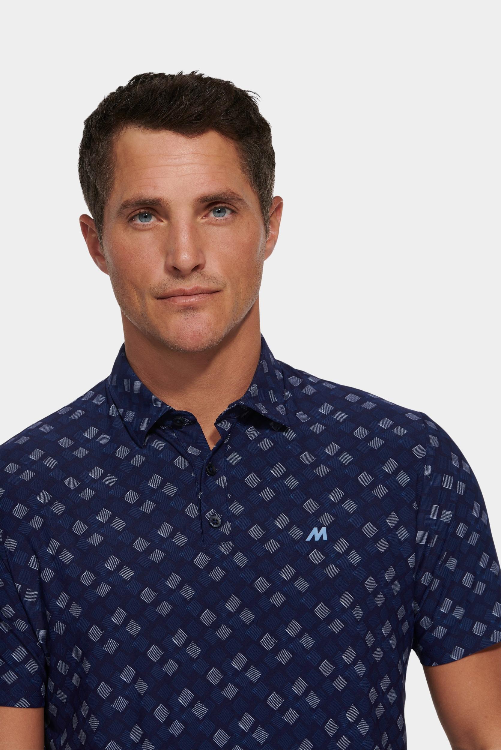 Meyer Polo korte mouw Blauw PHIL Art.9-9008 9539900800/18