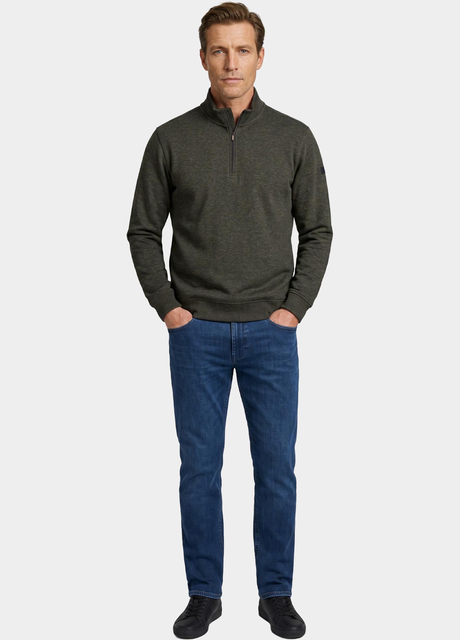 Baileys half zip sweater heren Groen  623101/779