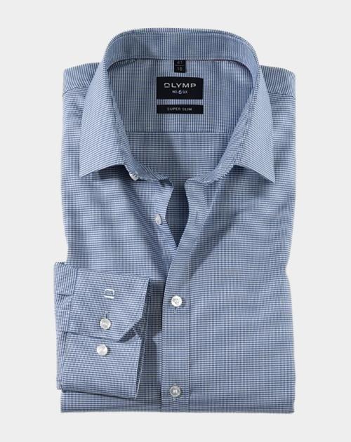 Olymp Business hemd lange mouw Blauw 0465/64 Hemden 046564/19