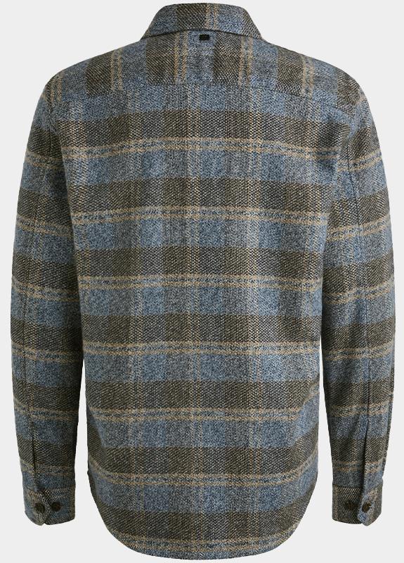 Vanguard Casual hemd lange mouw Blauw LONG SLEEVE SHIRT Check Brush VSI2509233/5279