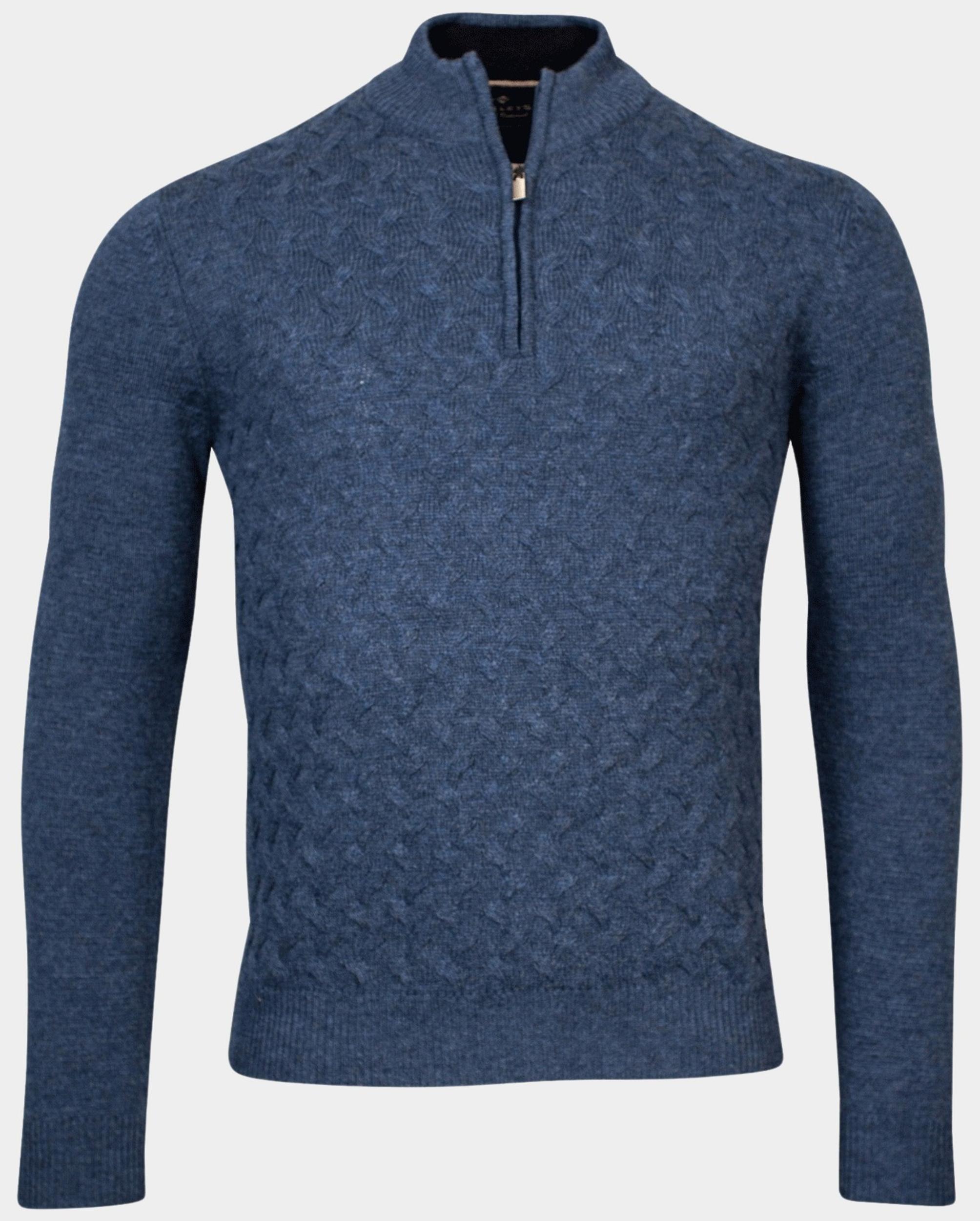Baileys Pullover Blauw Pullover 1/2 zip 328487/635