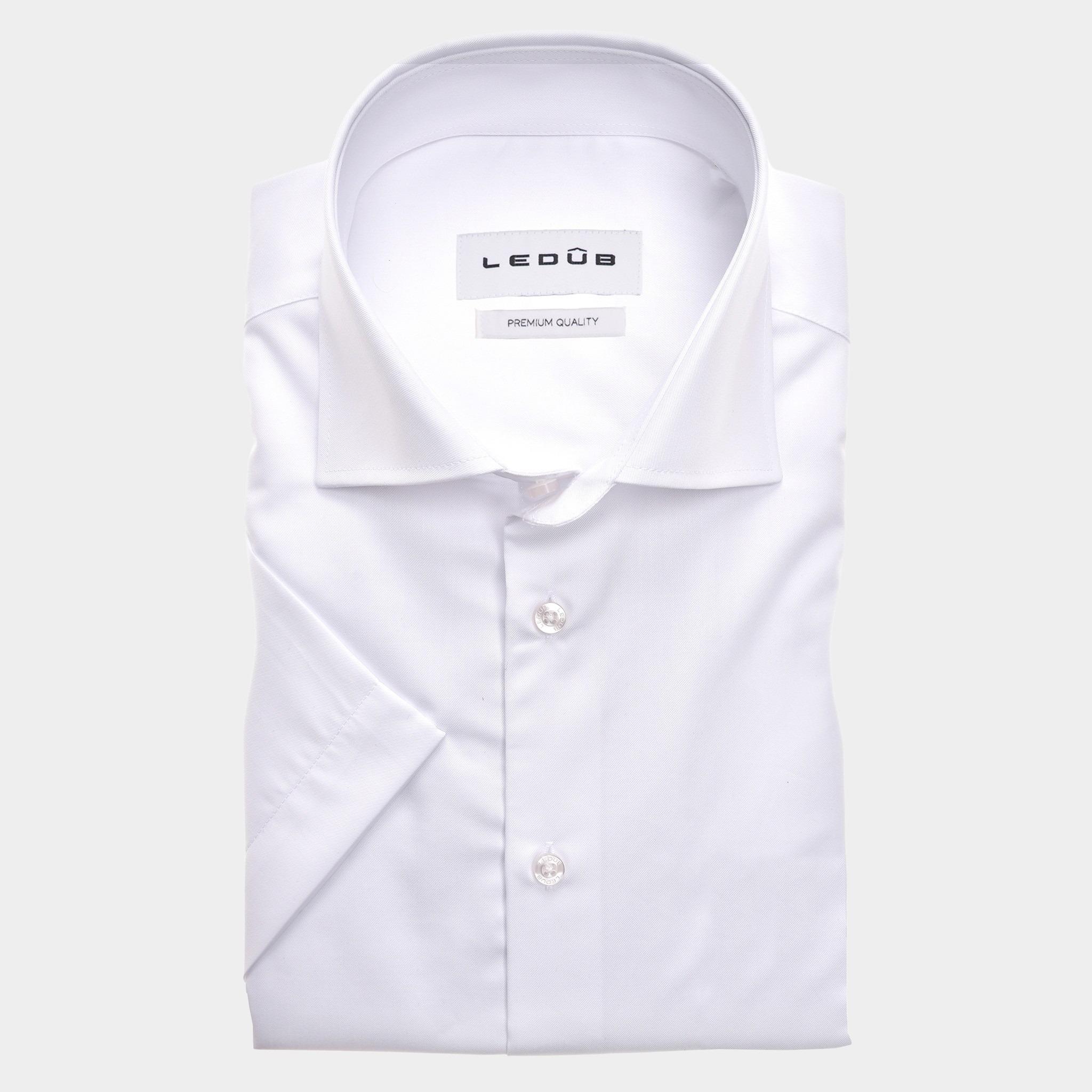 Ledub Business hemd korte mouw Wit MFN0 0323012/910-000-000