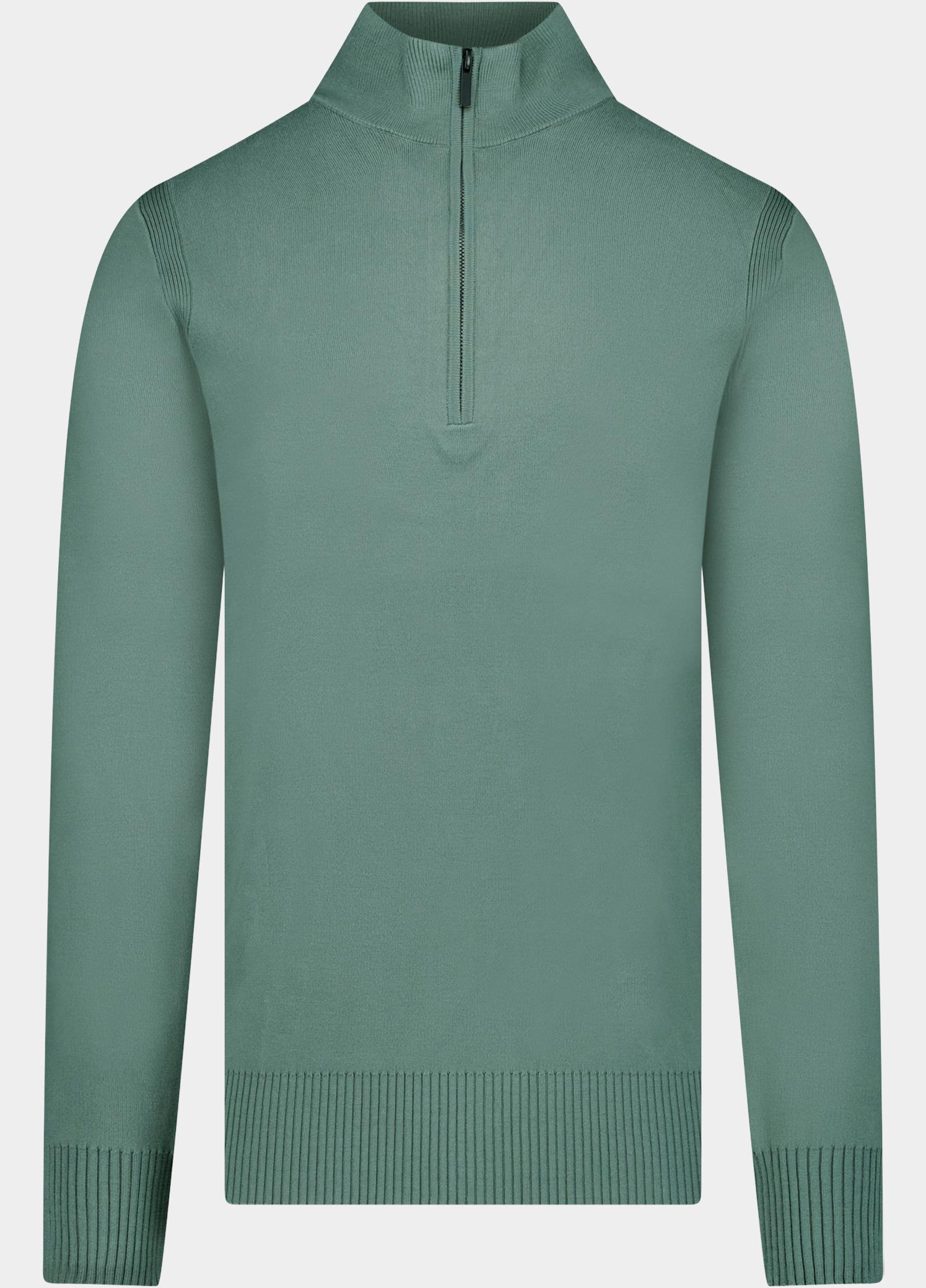 Cars Jeans half zip sweater heren Groen Symor 63865/44