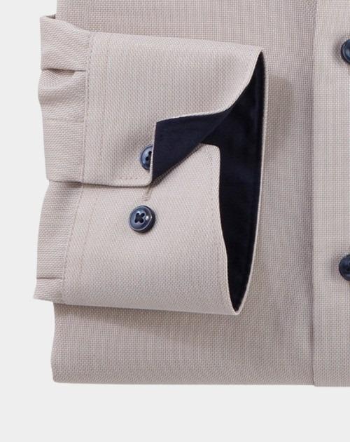 Olymp Business hemd lange mouw Beige Luxor 040064/22