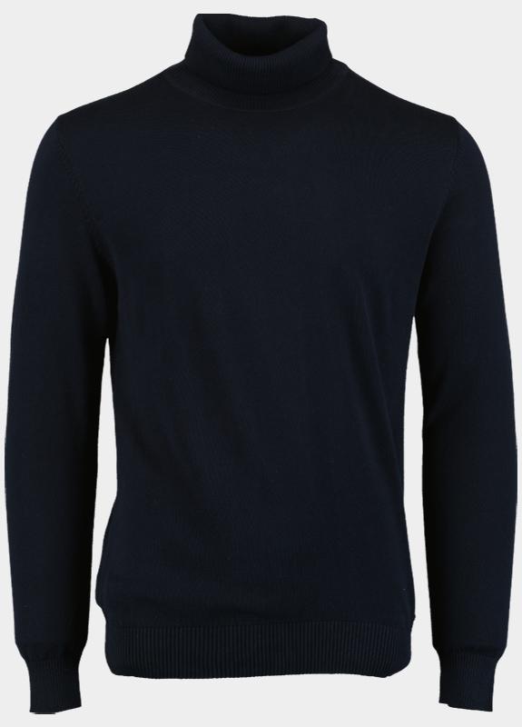 Bos Coltrui Blauw Dex Rollneck Pullover Uni 25305DE03/290 navy