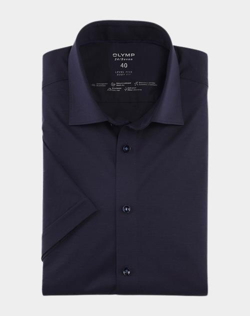 Olymp Business hemd korte mouw Blauw 2008/62 Hemden 200862/18