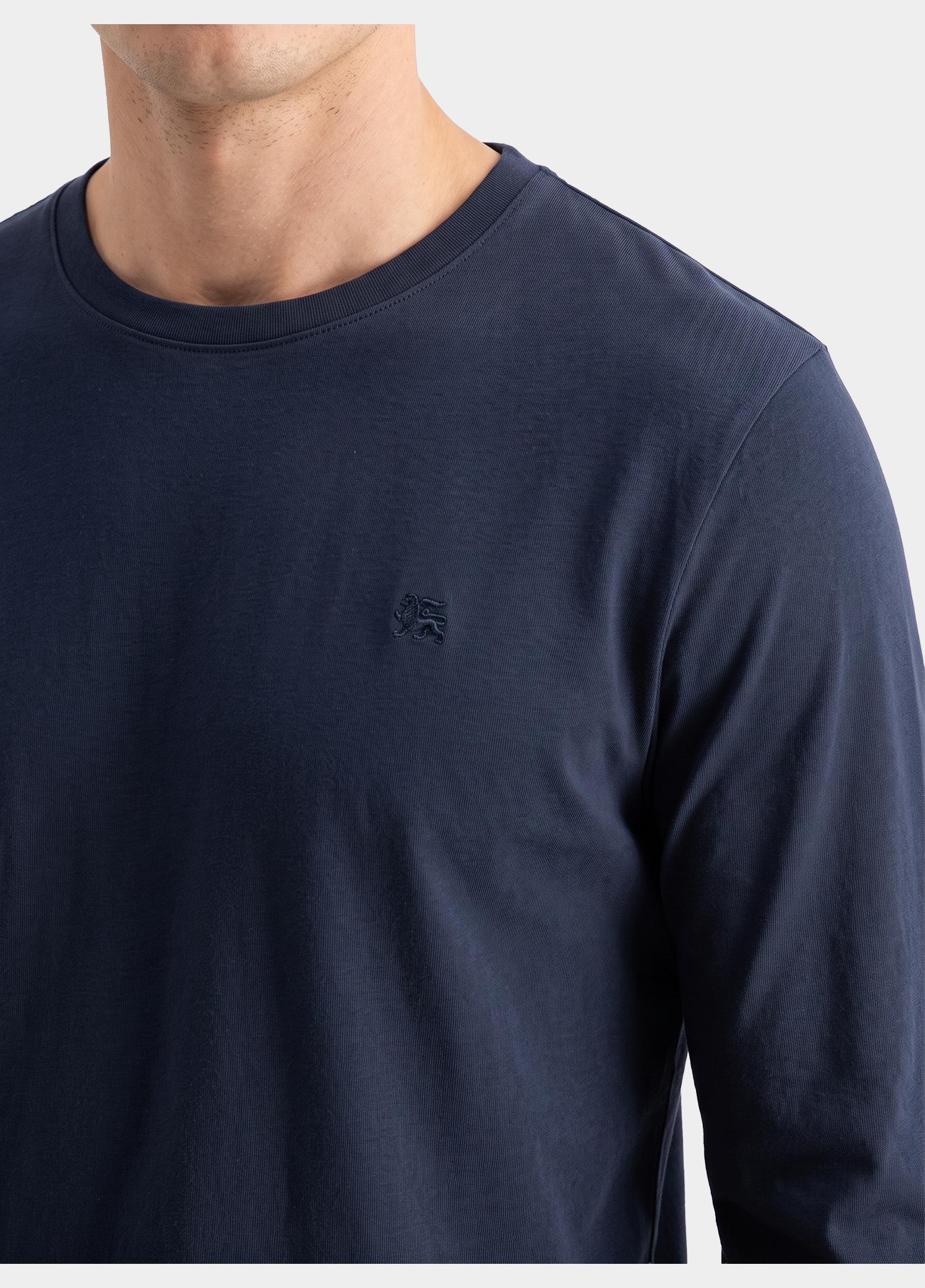 Lerros longsleeve heren Blauw  2004024/485