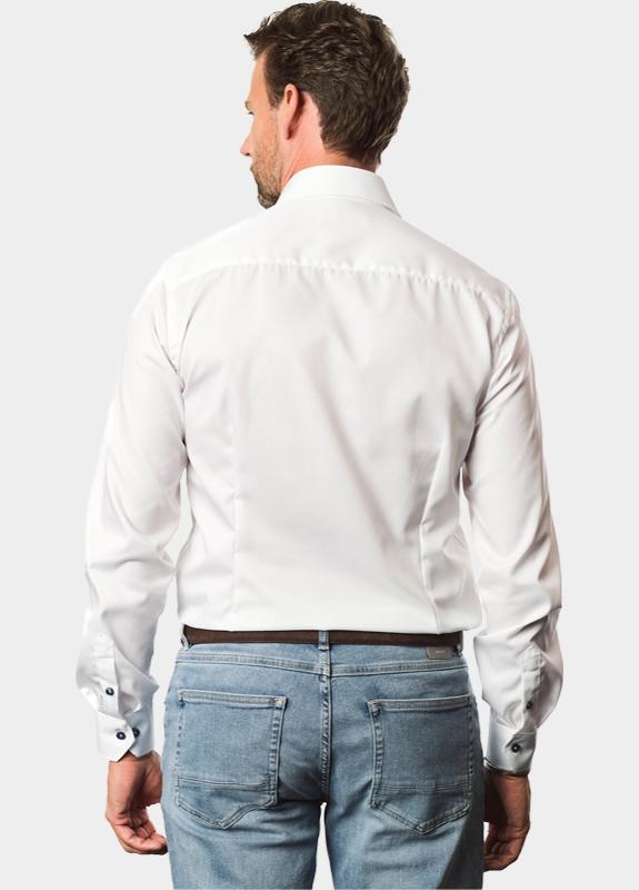 Ledub Business hemd lange mouw Wit  0143285/910-180-000