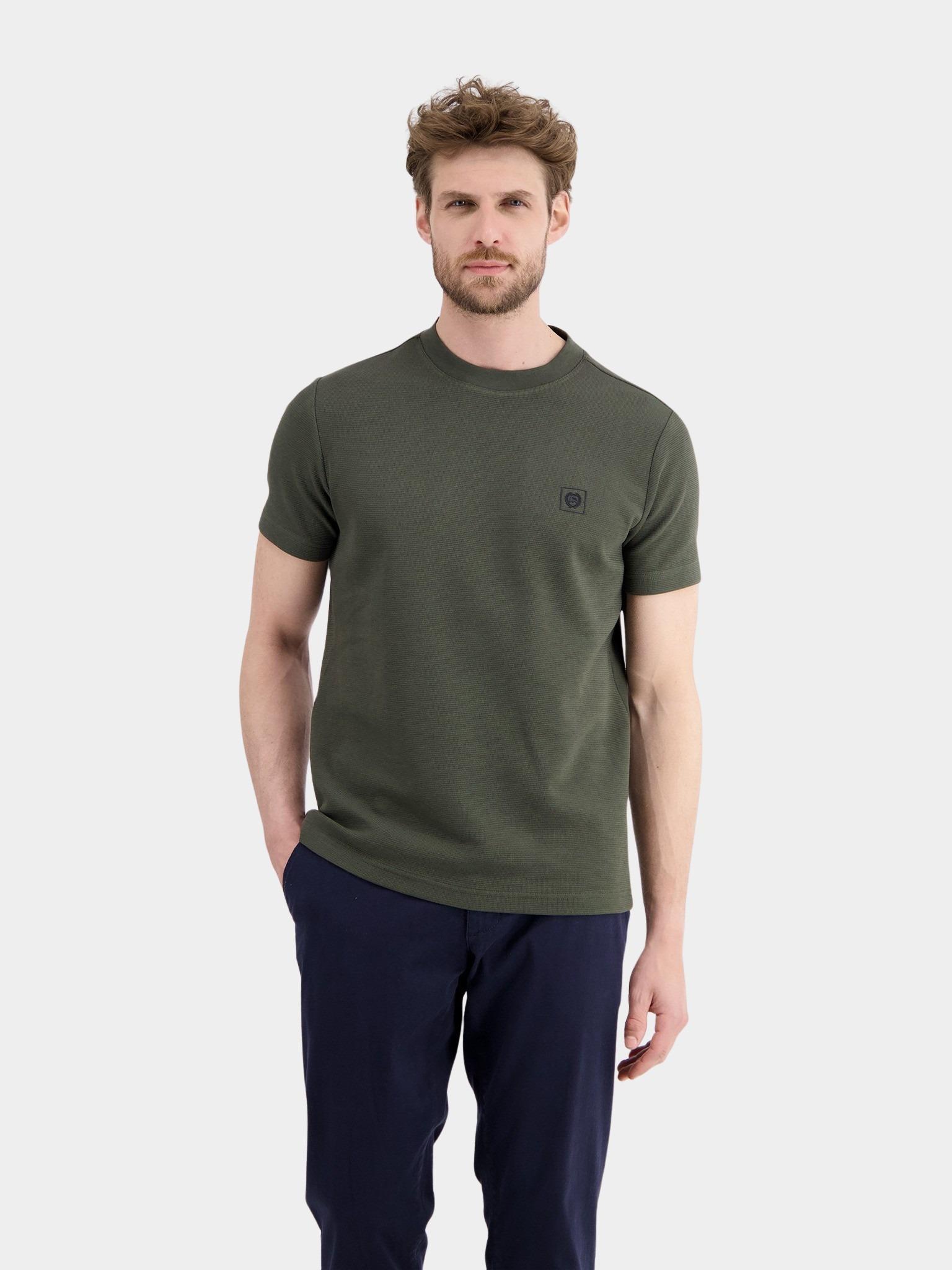 Lerros T-shirt korte mouw Groen  2583030/661