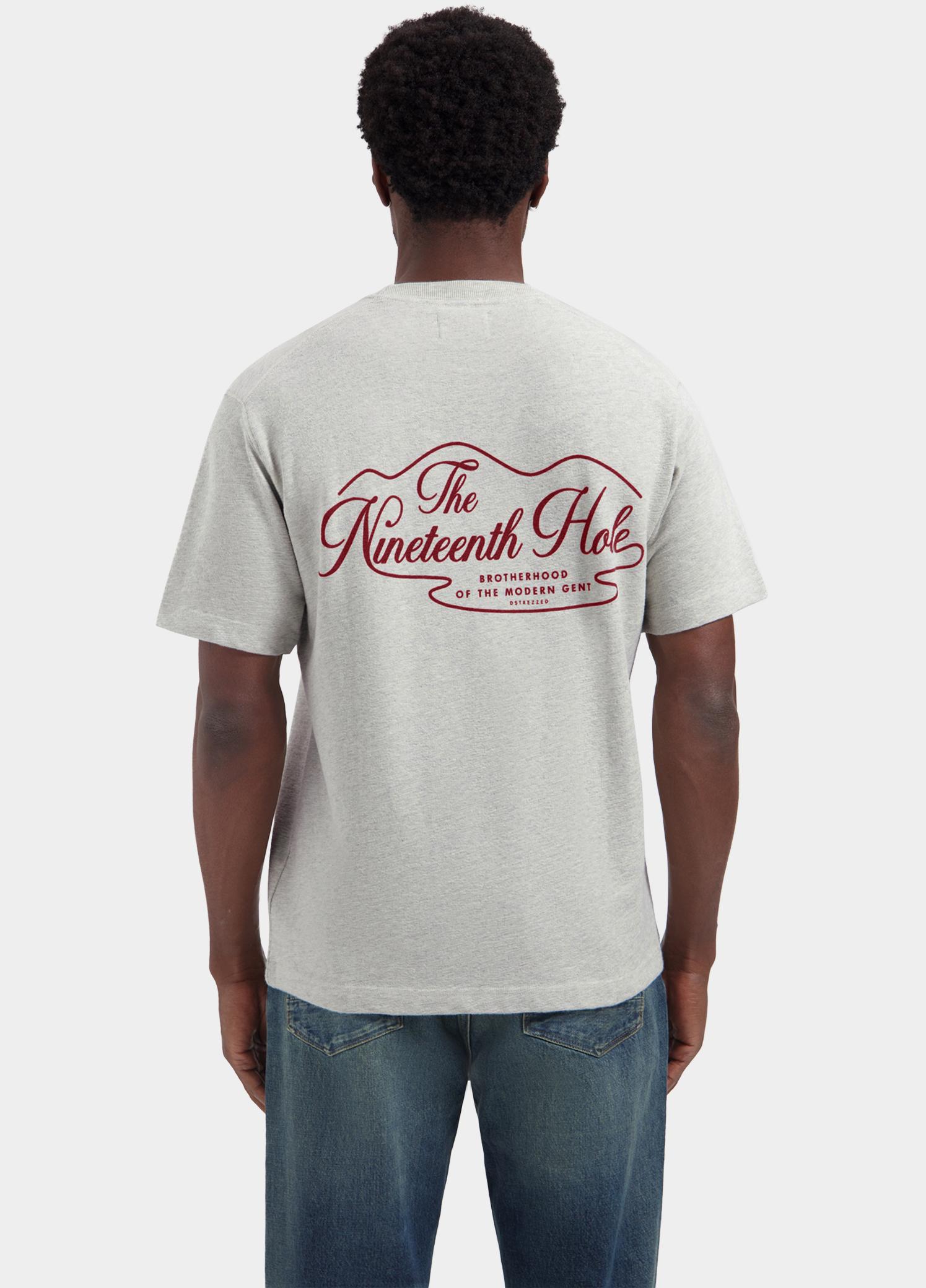 Dstrezzed T-shirt heren Grijs Lasse Artwork Tee 203554/894