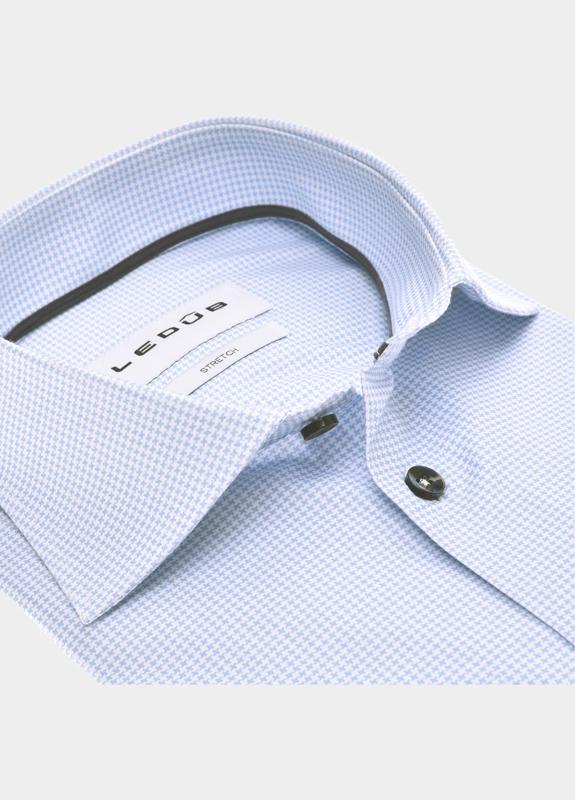 Ledub Business hemd lange mouw Blauw  0701955/130-190-000