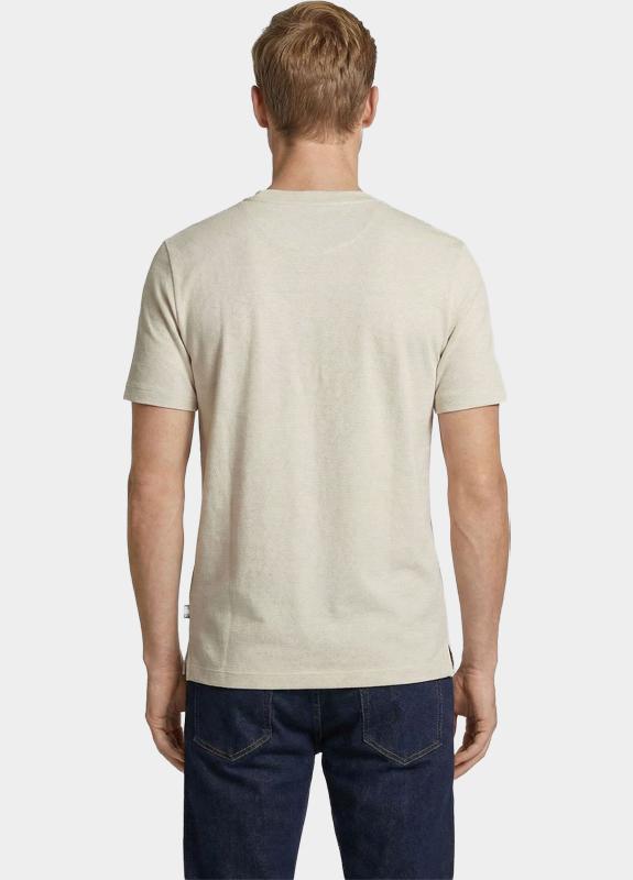 BOSS Black T-shirt korte mouw Beige H-Thompson 102 10277814 01 50555163/286