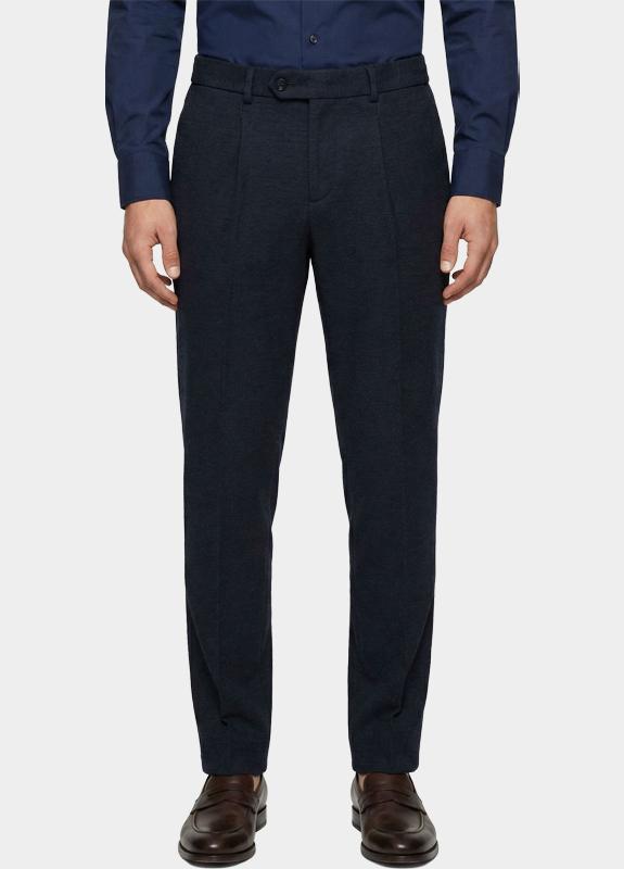 Born With Appetite Chino Blauw Pedro Jersey Pants 25304PE69/290 navy