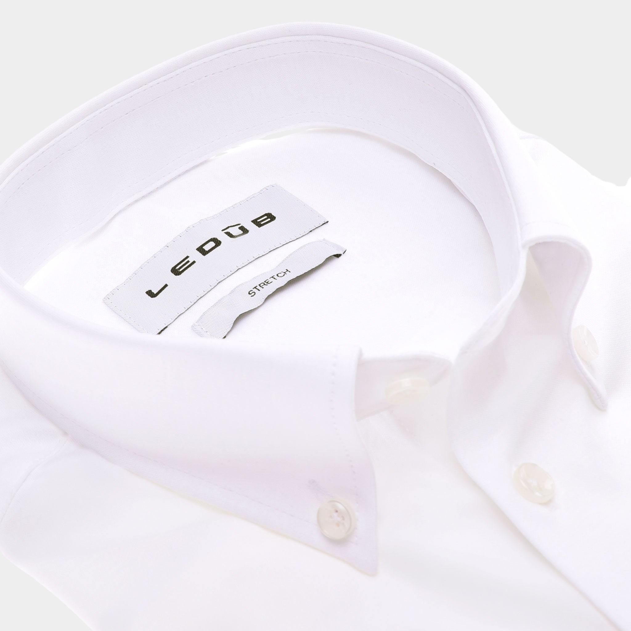 Ledub Business hemd korte mouw Wit  0143001/910-000-000