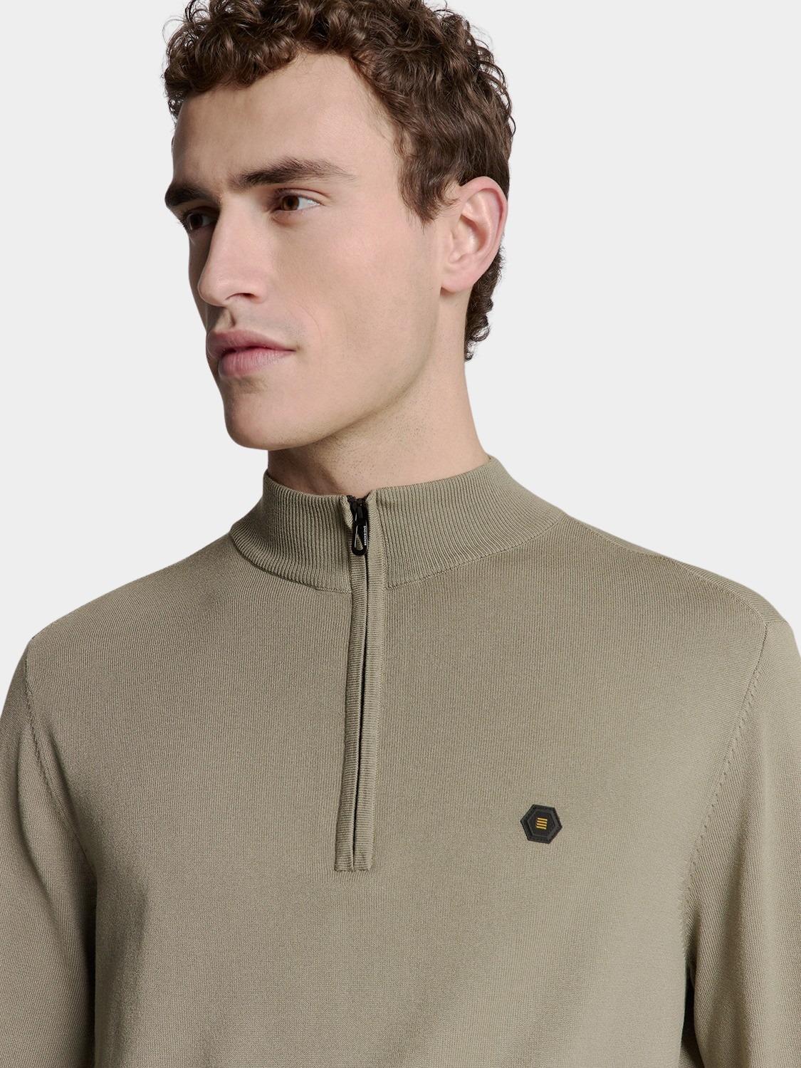 No Excess Half Zip Groen  27210106SN/177