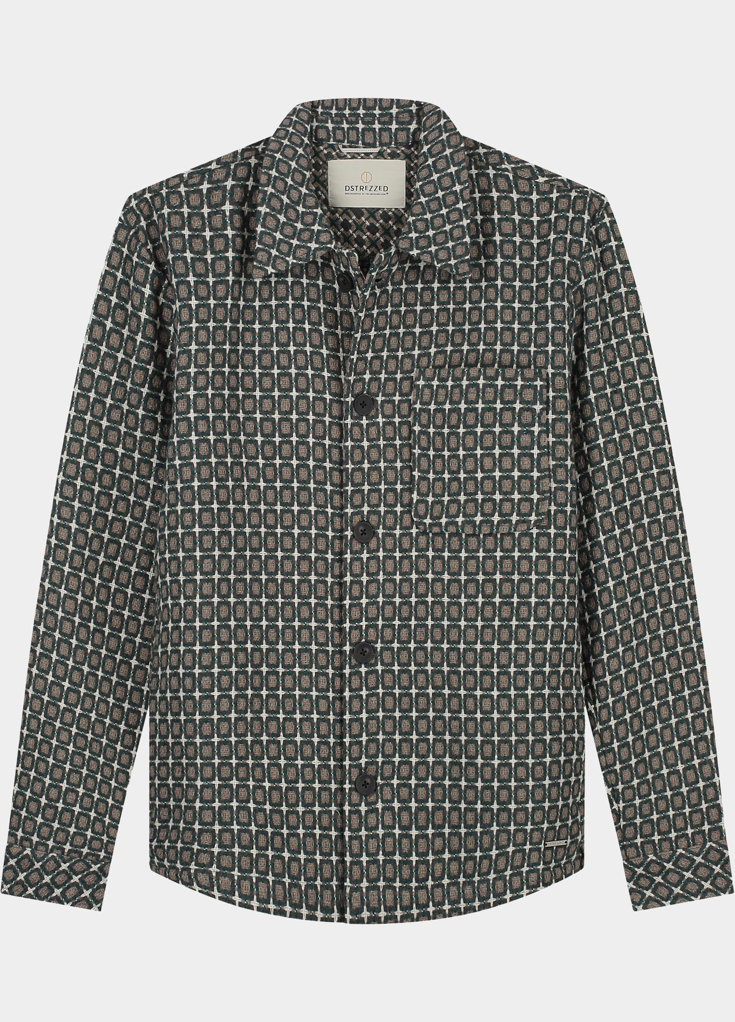 Dstrezzed Overshirt Bruin Lino Golfball Overshirt 155514/277