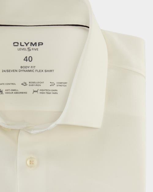 Olymp Business hemd lange mouw Beige 0734/64 Hemden 073464/20