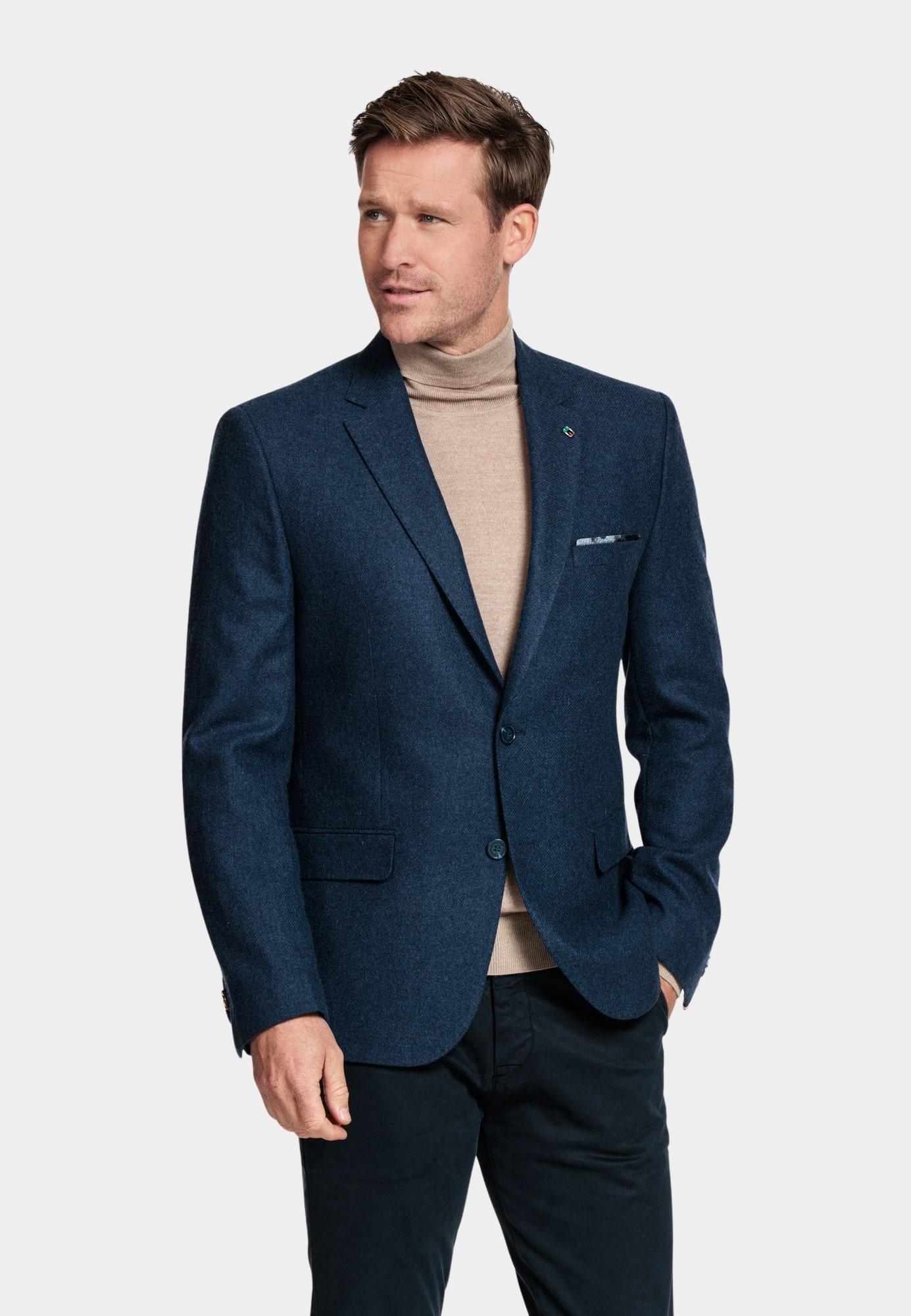 Giordano Blazer Blauw Blazer Robert Wool Mix 322610/69