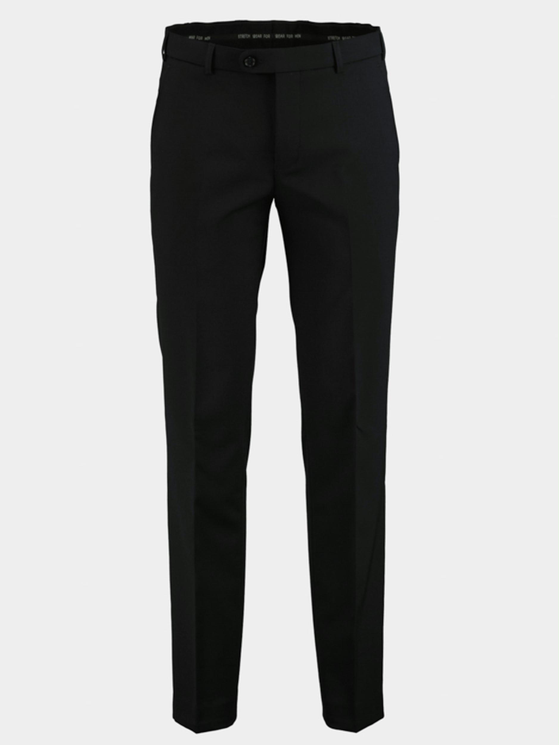Bos Wollen Pantalon Blauw Wolmix pantalon navy 09.A.110/5681