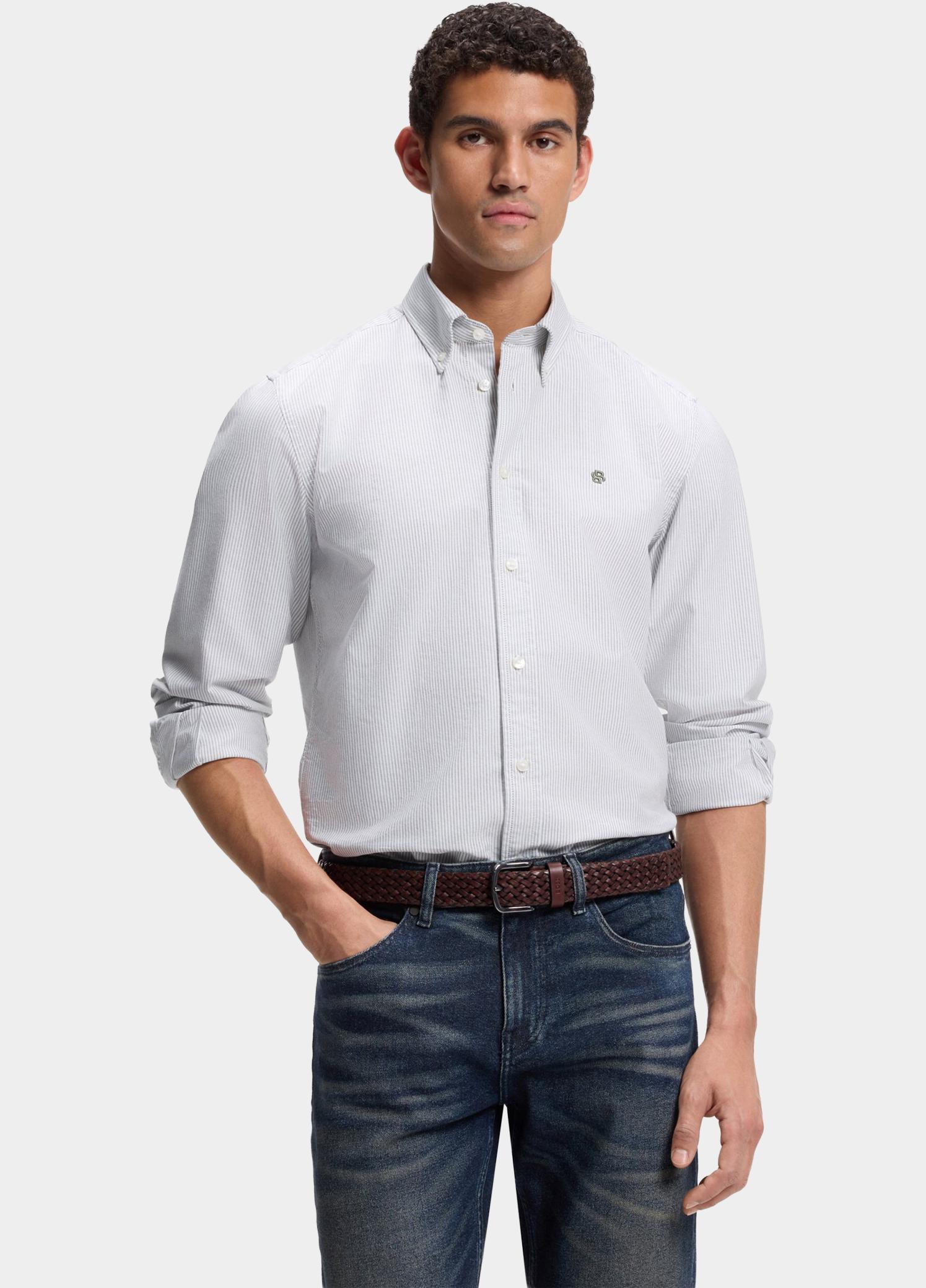 BOSS Black Casual hemd lange mouw Groen H-LIAM-BD-E-C1-263 10261880 0 50566998/347