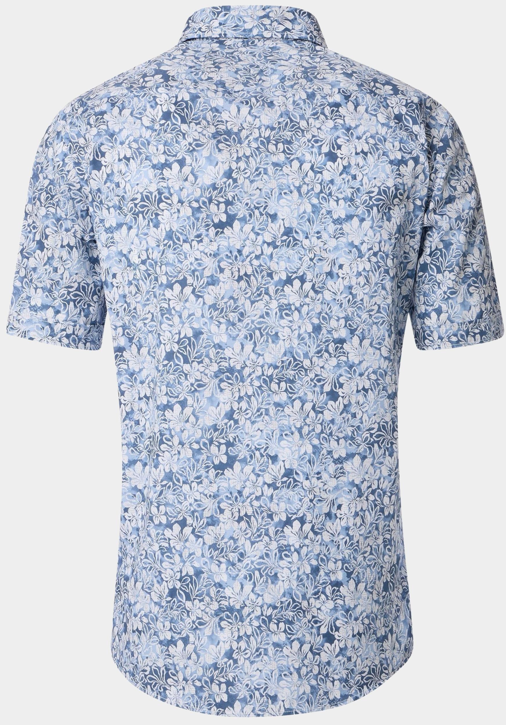 Casamoda Casual hemd korte mouw Blauw B.D. Casual Fit 1/2Arm 954393200/100