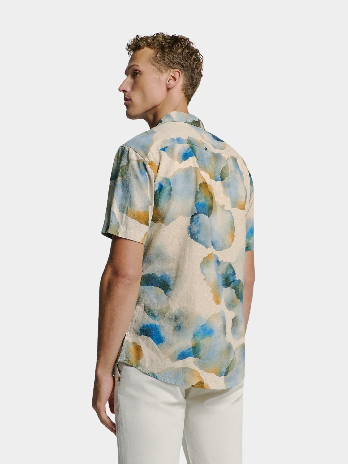 No Excess Casual hemd korte mouw Blauw  27440345/030
