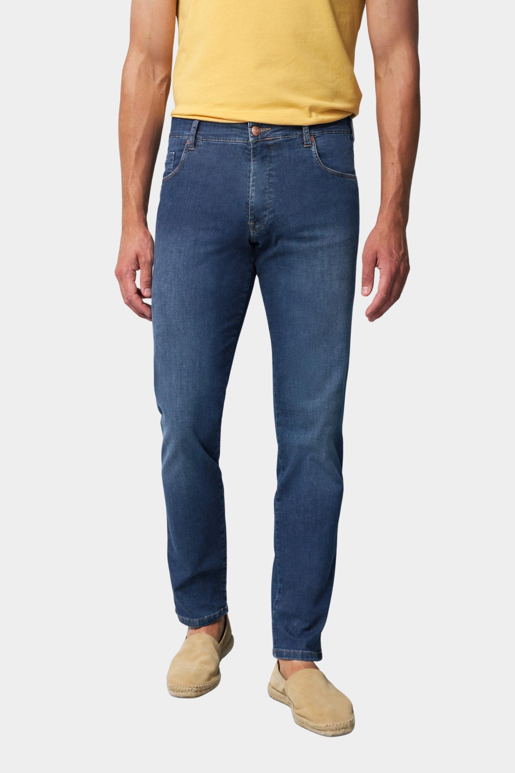 Meyer Flatfront Jeans Blauw SLIM Art.1-6276 3611627600/17