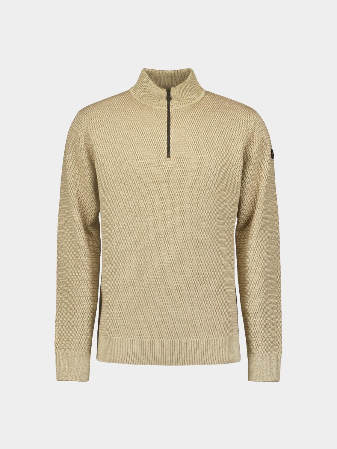 No Excess Pullover Grijs Pullover Half Zipper 2 Colour 25230904/122