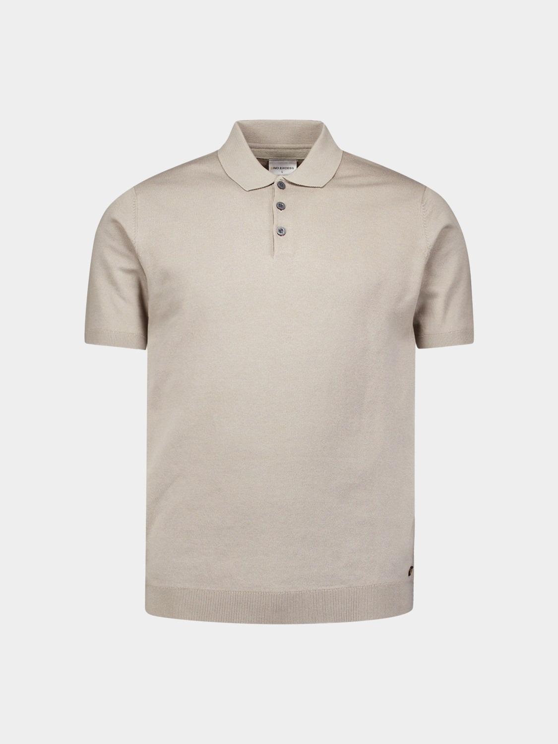 No Excess Polo korte mouw Grijs Pullover Short Sleeve Polo So 29240754/018