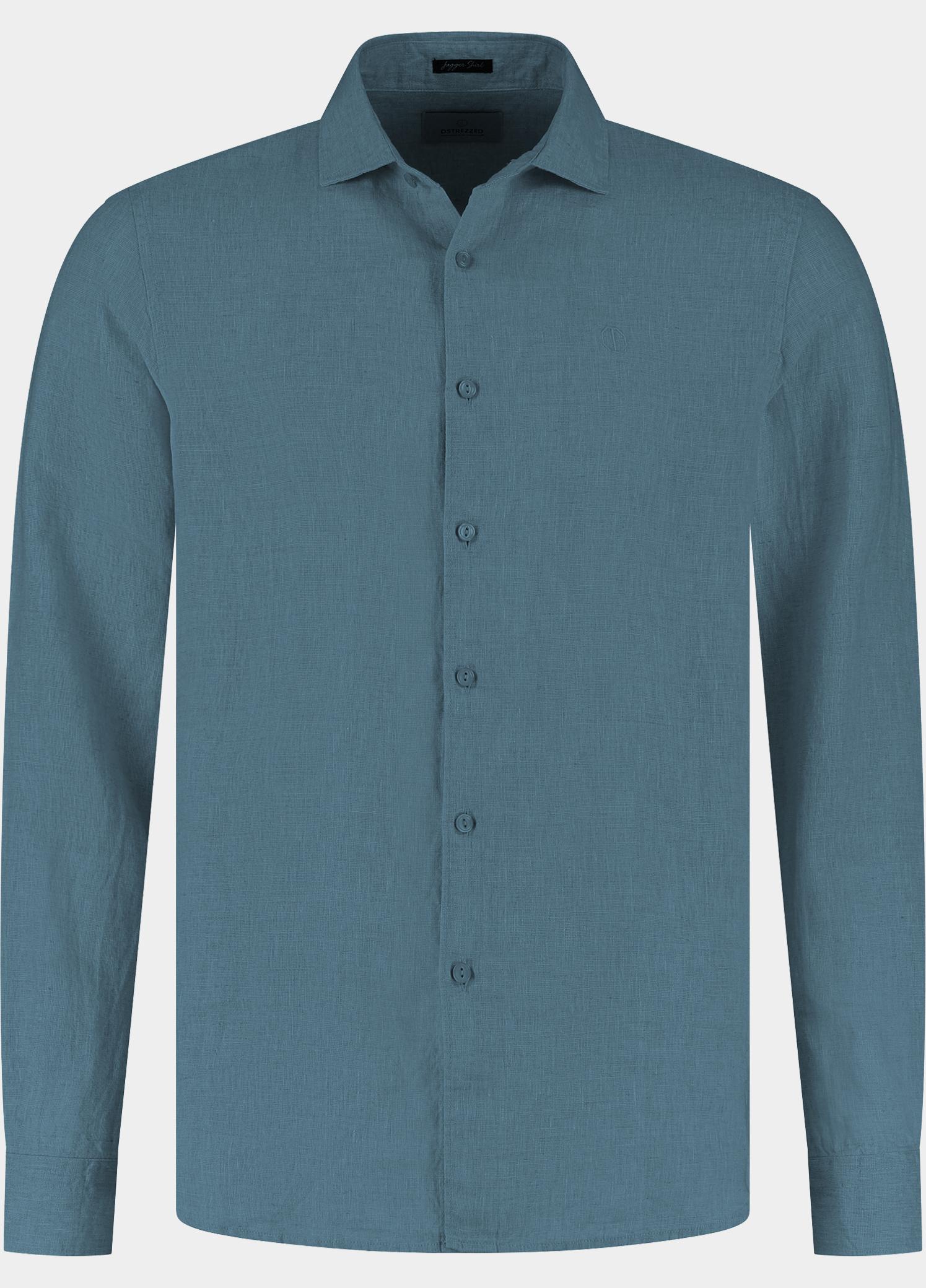 Dstrezzed overhemd korte mouw heren Blauw Jagger Shirt 303710/621