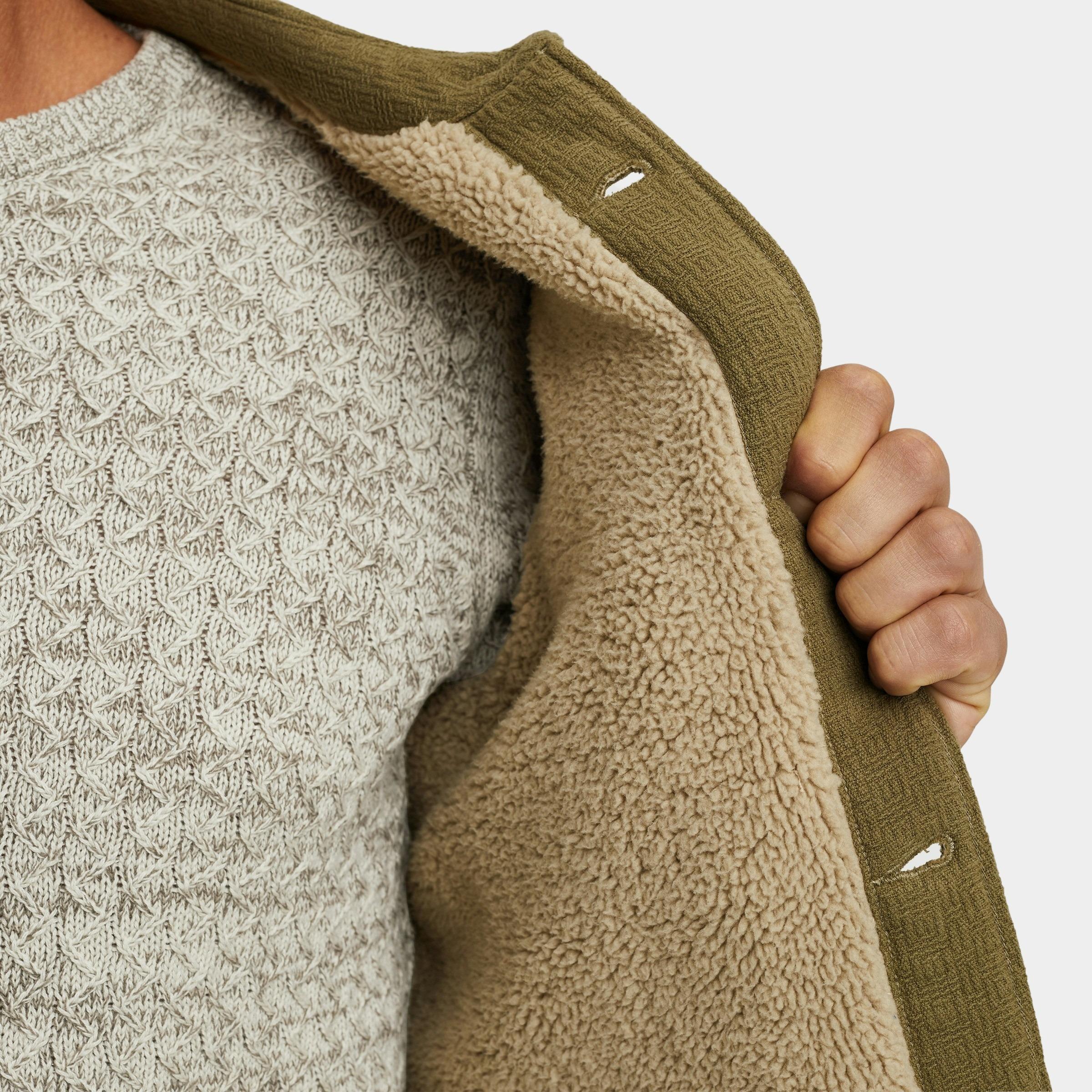 PME Legend Casual hemd lange mouw Groen LONG SLEEVE SHIRT Bold Waffle PSI2510214/6389