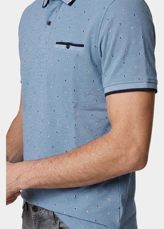 Commander flag Polo heren Blauw  214008408/642