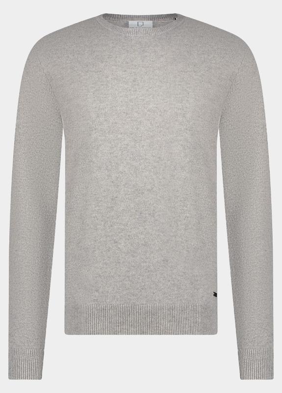Born With Appetite Pullover Grijs Axl R-neck Pullover BWA25305AX71/920 light grey